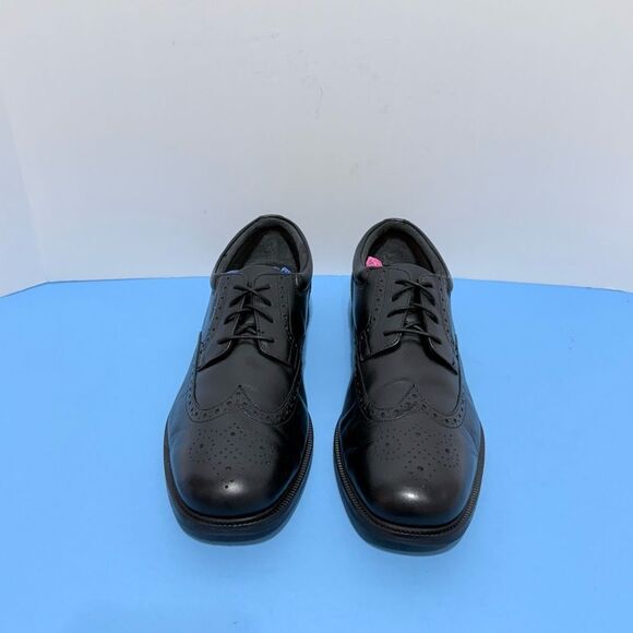 Rockport Men’s Wingtip Oxford Shoes – Black Leather, Waterproof, Size 12” main image 15